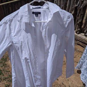 Land's End White Blouse